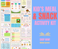 Kids Meal Planner, Snack Ideas & Food Activity Kit (Printable)